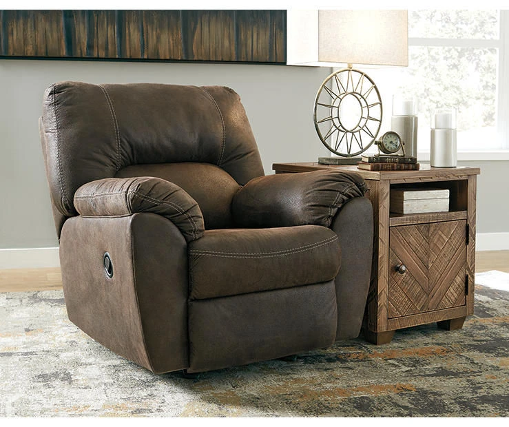 Tambo Canyon Faux Leather Rocker Recliner 4 Tambo Canyon Faux Leather Rocker Recliner - Image 2
