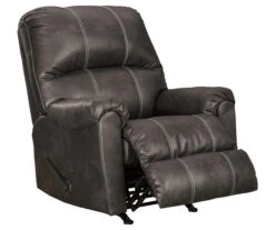 Kincord Midnight Faux Leather Rocker Recliner -Furniture Sale Shop 810594617 4