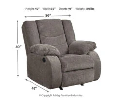 Tulen Gray Rocker Recliner -Furniture Sale Shop 810594621 4