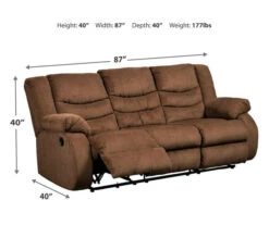 Tulen Chocolate Reclining Sofa 17 Tulen Chocolate Reclining Sofa -Furniture Sale Shop 810594622 4