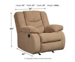 Tulen Mocha Rocker Recliner -Furniture Sale Shop 810594626 4 1