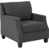 Bayonne Charcoal Armchair