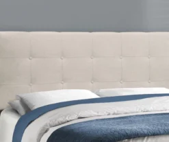 Monarch Linen Tufted Low Profile Bed -Furniture Sale Shop 810598499 B8