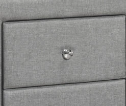 Monarch Linen Upholstered Nightstand -Furniture Sale Shop 810598500 A8