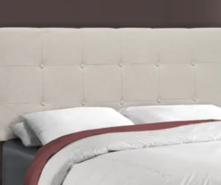 Monarch Linen Tufted Low Profile Bed -Furniture Sale Shop 810598502 B8