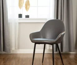 Glitzhome Mid-Century Modern Faux Leather Dining Chairs, 2-Pack 15 Glitzhome Mid-Century Modern Faux Leather Dining Chairs, 2-Pack -Furniture Sale Shop 810598715 A0 2 1