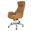 Light Brown Mid-Century Modern Faux Leather Executive Office Chair -Furniture Sale Shop 810598939 A0 1