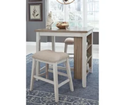Nutley 3-Piece Storage Counter-Height Dining Set -Furniture Sale Shop 810599618 3