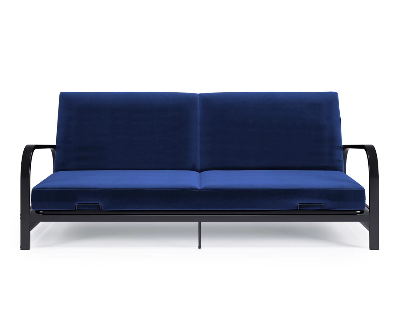 DHP Elbern Black Metal Futon With Cover 3 DHP Elbern Black Metal Futon With Cover