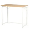 Blonde Wood & White Folding Desk -Furniture Sale Shop 810606564 A0 1