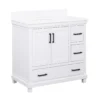 DHP Atwater Living Mills White Bathroom Vanity With Sink 1 DHP Atwater Living Mills White Bathroom Vanity With Sink -Furniture Sale Shop 810610511 A0