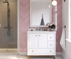 DHP Atwater Living Delias Bathroom Vanity With White Sink -Furniture Sale Shop 810610514 B0 3