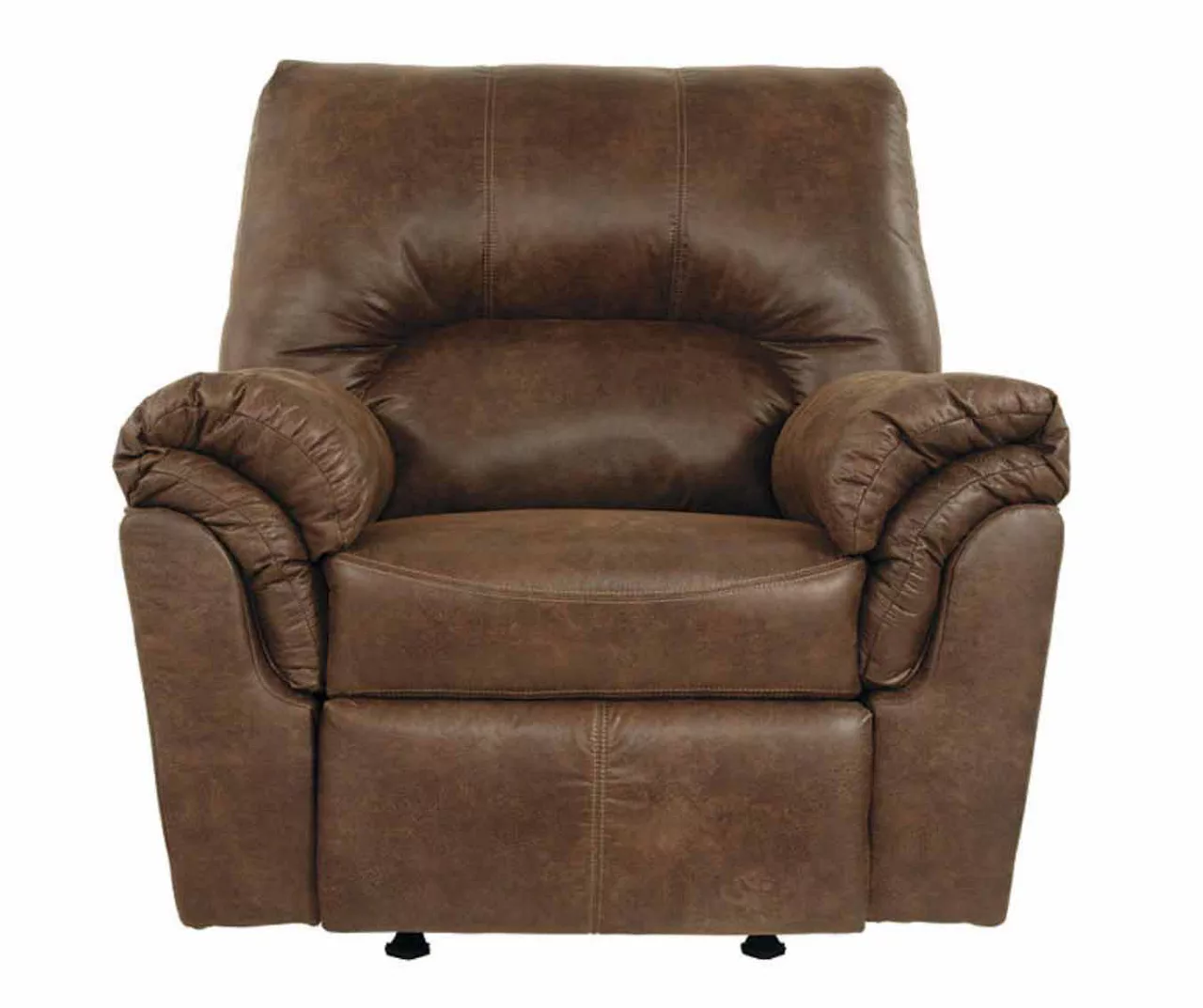 Bladen Coffee Faux Leather Rocker Recliner 3 Bladen Coffee Faux Leather Rocker Recliner