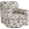 Abney Floral Swivel Accent Chair -Furniture Sale Shop 810612251 1