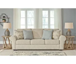Haisley Ivory Queen Sleeper Sofa -Furniture Sale Shop 810612307 3