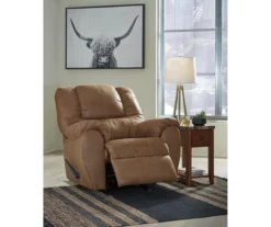 McGann Saddle Faux Leather Rocker Recliner -Furniture Sale Shop 810612511 A0 4