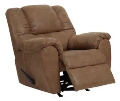 McGann Saddle Faux Leather Rocker Recliner -Furniture Sale Shop 810612511 A0 5