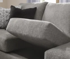 Alexandria Gray Chenille Sofa -Furniture Sale Shop 810616679 810616680 B0 2