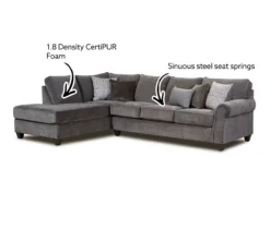 Broyhill Tripoli Slate Sectional -Furniture Sale Shop 810616881 810616882 X0 1
