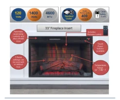 62" White Shiplap Grand Electric Fireplace -Furniture Sale Shop 810617760 M7