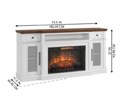 73.5" Castillo Electric Fireplace Console -Furniture Sale Shop 810617768 A6