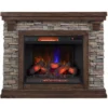 50" Madison Pine & Faux Stone Electric Fireplace -Furniture Sale Shop 810620258 A0 1