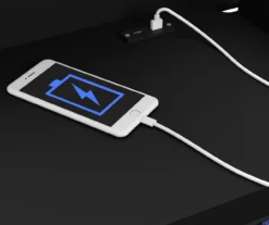 59.5" Black CoolGlow Electric Fireplace & Fan Console -Furniture Sale Shop 810620259 A8 1