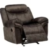 Zubaida Chocolate Velvet Glider Recliner -Furniture Sale Shop 810620367 A0 1