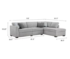 Broyhill Anaheim Power Reclining Sectional -Furniture Sale Shop 810620621 810620623 A6 1