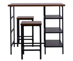Walnut 3-Piece Pub Dining Set -Furniture Sale Shop 810641657 A0 1