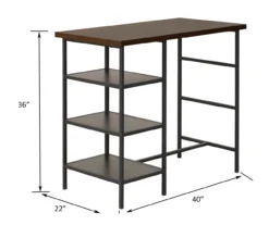 Walnut 3-Piece Pub Dining Set -Furniture Sale Shop 810641657 A6 1