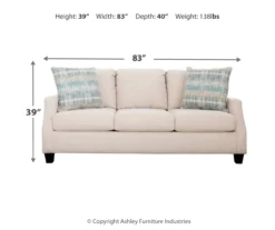 Cullendale Sandstone Cream Sofa -Furniture Sale Shop 810669843 A0 3