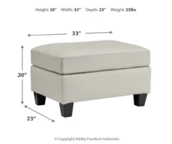 Signature Design By Ashley Genoa Leather Ottoman 20 Signature Design By Ashley Genoa Leather Ottoman -Furniture Sale Shop 810697951 A8