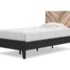 Signature Design By Ashley Piperton Black Twin Panel Platform Bed -Furniture Sale Shop combo790005