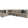 Signature Design By Ashley Bovarian Stone 4-Piece Sectional With Right-Facing Loveseat -Furniture Sale Shop combo860029