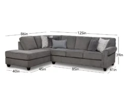 Broyhill Tripoli Slate Sectional -Furniture Sale Shop combo920021 5
