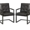 Signature Design By Ashley Starmore Faux Leather C-Shape Desk Chairs, 2-Pack -Furniture Sale Shop combo990054 1